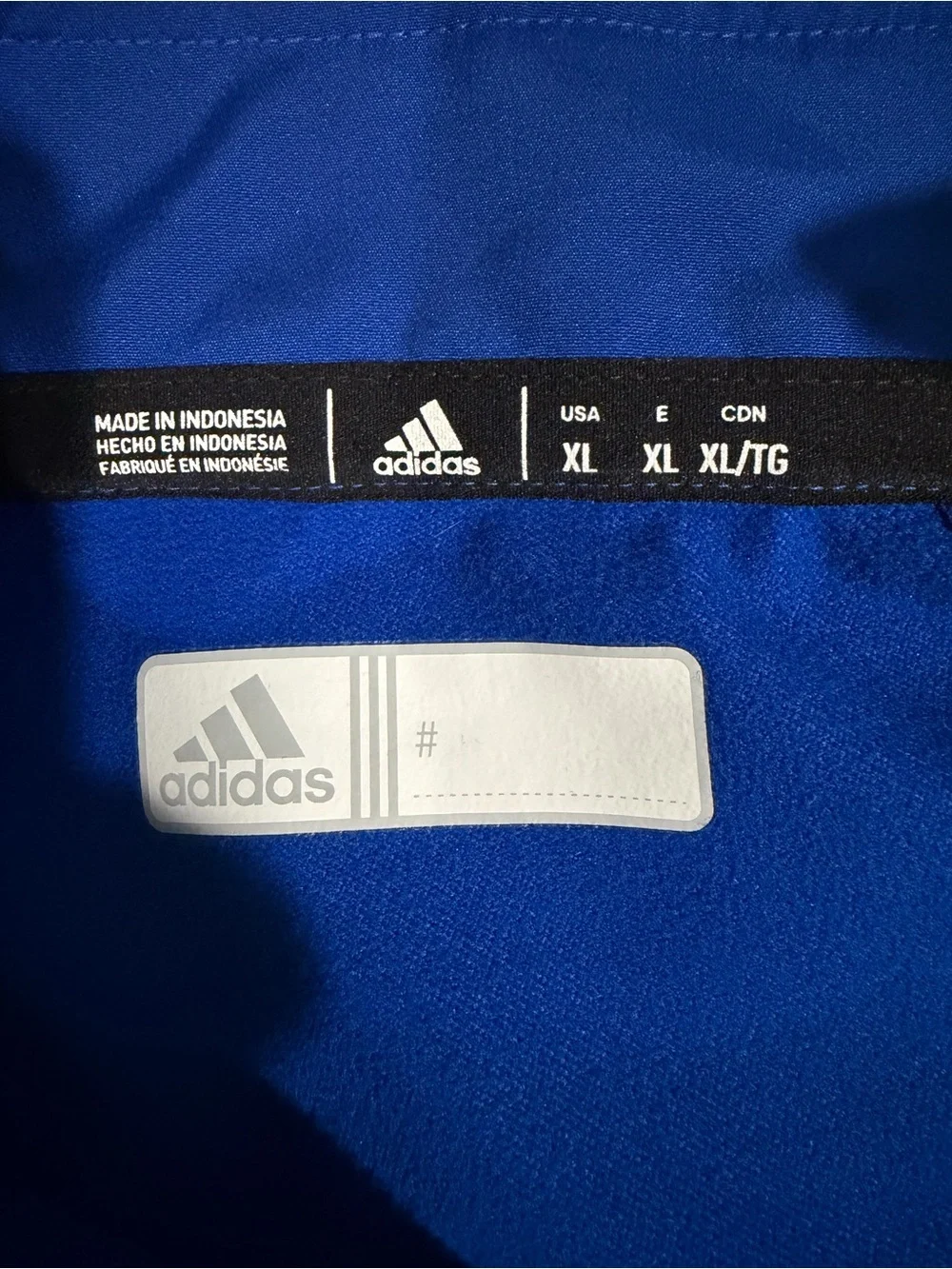 adidas Men's Bright Blue Half-Zip Performance Pullover